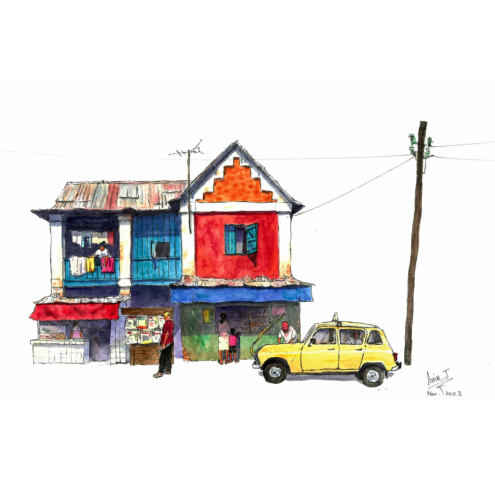 Antananarivo street scene