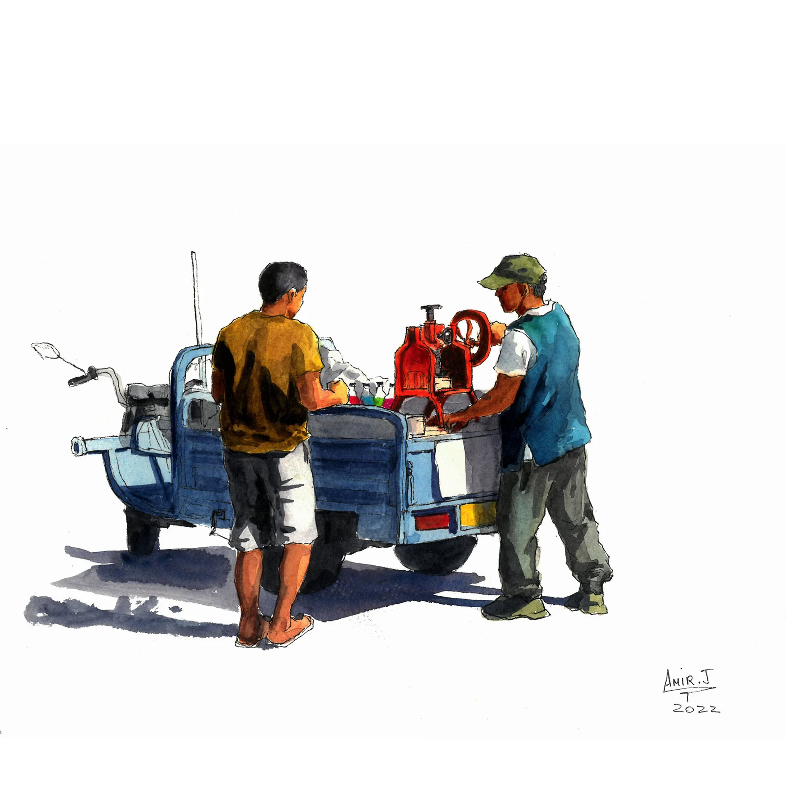 Mahébourg Ice cream vendor