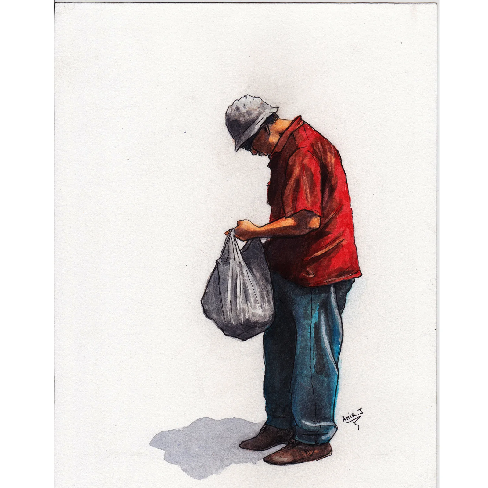 Man selling “Lifou” at andohalo