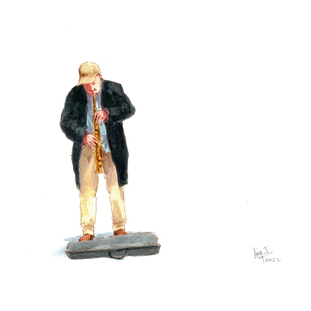 Musicien du métro 01