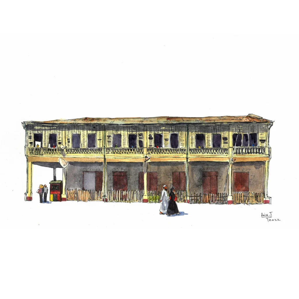 Old building in Mahajanga