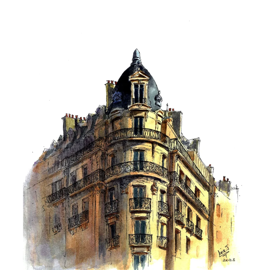 Parisian building 01