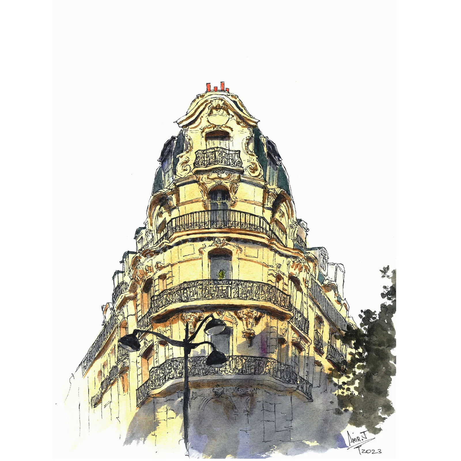 Parisian building 02