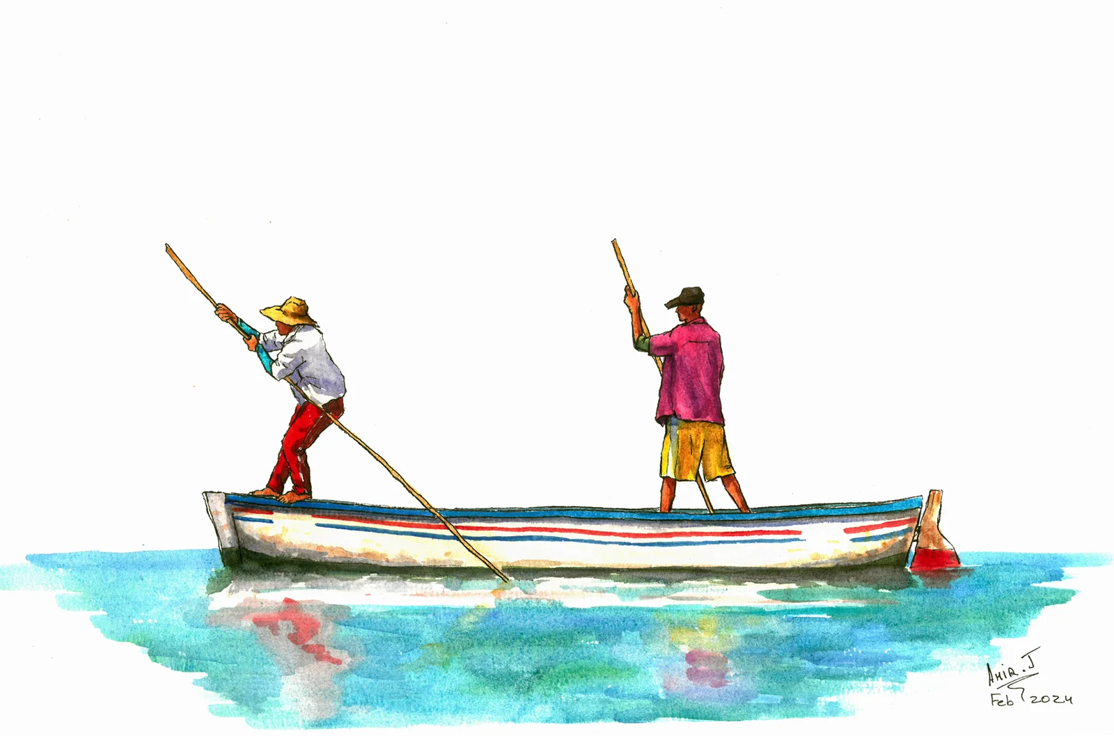 Pêcheurs mauriciens